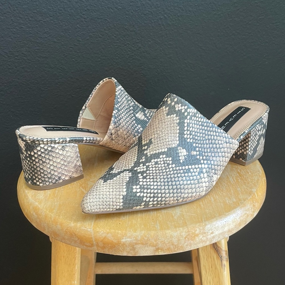 Steve Madden Snakeskin heeled sandal